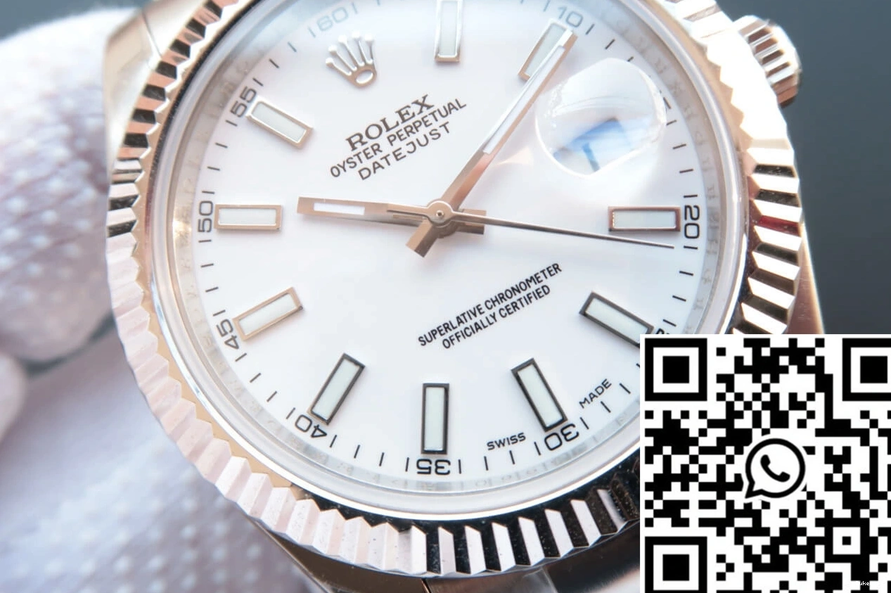 Datejust EW White Factory Rolex M126334-0009 Dial 0311